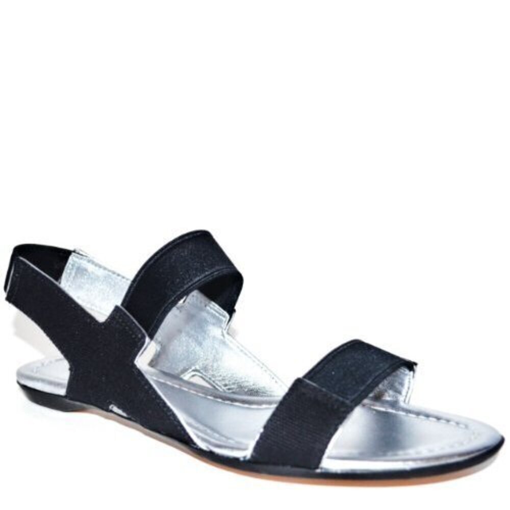 Elie Tahari Women's Estrella Sandal Canvas Sandal Shoe US 6M EU 36